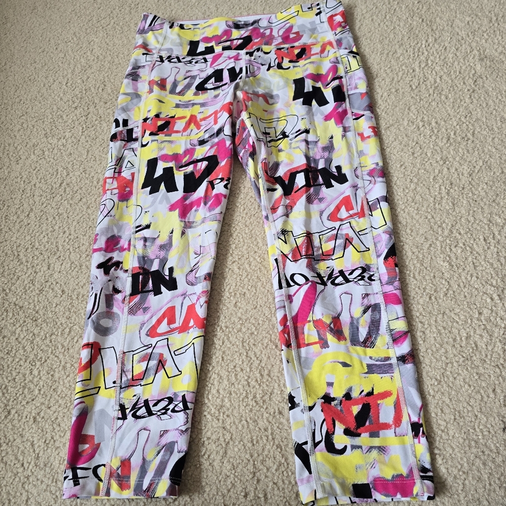 Calvin Klein Performance WITH POCKETS Athletic Leggings Womens Size XL